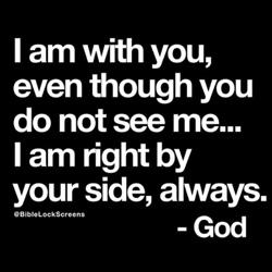 I am with you