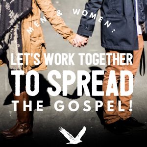 men women spread the gospel