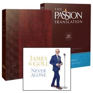 The Passion Translation with Bonus Gift Never Alone CD