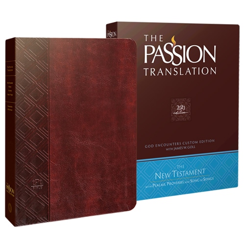 The Passion Translation Bible with slipcover