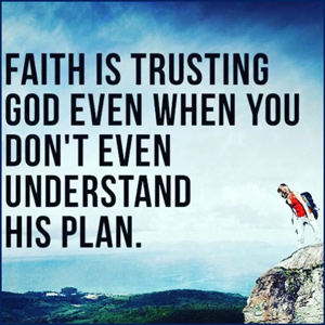 Faith is Trusting God