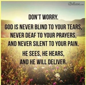 God is Never Bind to Your Tears