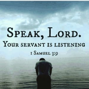 Speak Lord