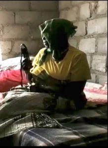 blind woman